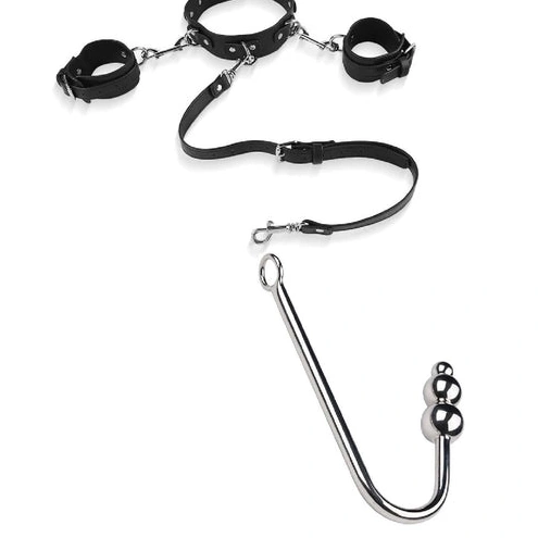 5334 Cuffs Hook with and Beaded Collar Elegant Anal 0403